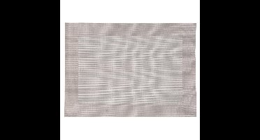 Secret de Gourmet diner placemat Texaline - beige - 50 x 35 cm - Onderleggers