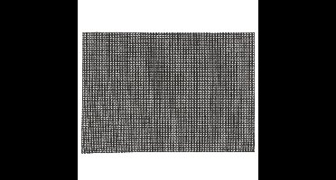 Secret de Gourmet Texaline placemat - zwart - 50 x 35 cm - Tafel Onderleggers