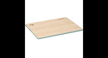 Snijplank groene rand - 23 x 30 cm - bamboe hout