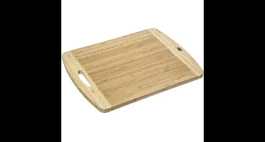 Snijplank met handvat 40 x 30 cm van bamboe hout