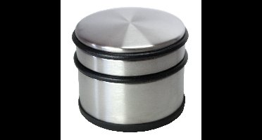 Svenska Living Deurstopper - zilver-mat - RVS - 10 x 8 cm - 1,1 kg