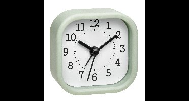 TFA wekker/reiswekker - alarmklok - mintgroen - 5 cm - kunststof