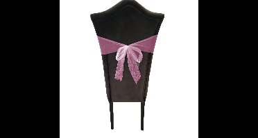 Tule stof op rol - 3x - oudroze - 30cm x 9meter - Organza/mesh decoratie stoffen