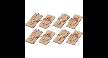 Ubbink Muizenval - 8x stuks - muizenklemmen - 10 cm - Ongediertebestrijding
