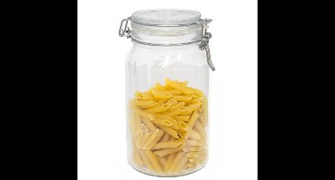 Weckpot/inmaakpot - 1,5 liter - glas - met beugelsluiting - luchtdicht