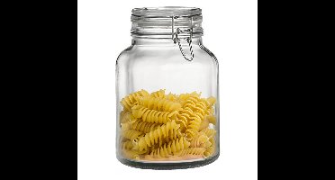 Weckpot/inmaakpot - 2L - glas - met beugelsluiting - luchtdicht - 12 x 22 cm