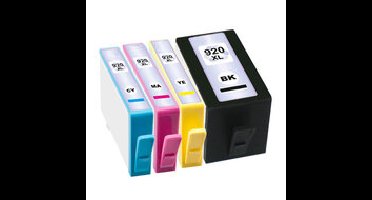 Huismerk HP 920 XL Inktcartridges Multipack (zwart + 3 kleuren)