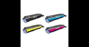 Huismerk HP 645A (C9730A-C9733A) Toners Multipack (zwart + 3 kleuren)