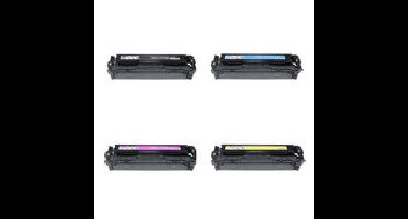 Huismerk HP 125A (CB540A-CB543A) Toners Multipack (zwart + 3 kleuren)