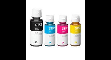Huismerk HP GT51/GT52 Inkt Multipack (zwart + 3 kleuren)
