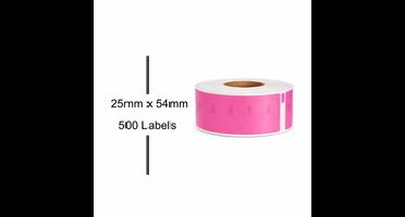 Huismerk DYMO 11352 / S0722520 Labels (54x25mm) Paars