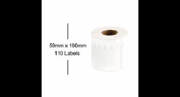 Huismerk DYMO 99019 / S0722480 Labels (190x59mm)