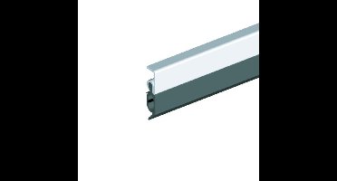 Ellen opbouw tochtprofiel - max. kier 13mm - Elro XL - 230 cm - aluminium