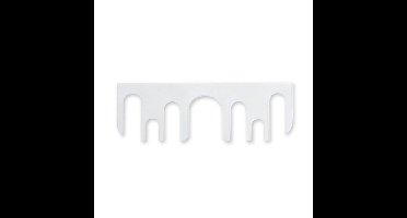 BSW vulplaatje - universeel - voor 89 x 89 mm - 1 mm