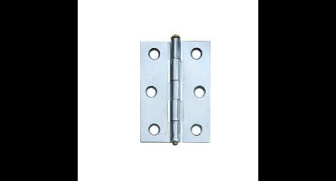 BSW smalscharnier - gegalvaniseerd messing pen - 76x50 mm - 1840 GVMS