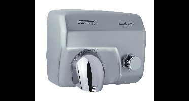 Mediclinics Mediclinics Saniflow handdroger drukknop E88CS - mat verchroomd