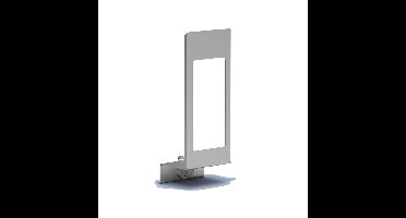 Mediqo-line MediQo-line afsluitplaat 1000ml+venster MQLP10A - aluminium