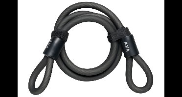 AXA Double Loop 120/10 Kabelslot - Zwart
