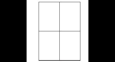 A4 etiketten 105 x 148 mm wit 100 vel huismerk