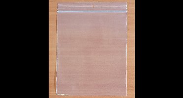 100 Gripzakjes 150 x 180 mm 50 micron