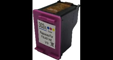 Huismerk HP 302XL cartridge kleur met inktniveau