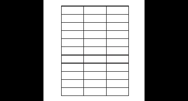 A4 etiketten 70 x 25,4 mm wit 100 vel huismerk