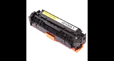 Huismerk HP 304A (CC532A) / Canon 718 toner geel