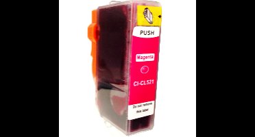 Huismerk Canon CLI-521M cartridge magenta met chip