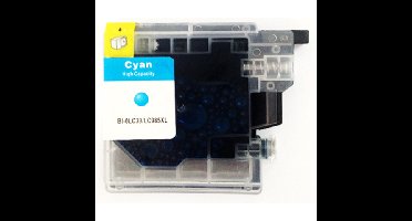 Huismerk Brother LC-985C cartridge cyaan