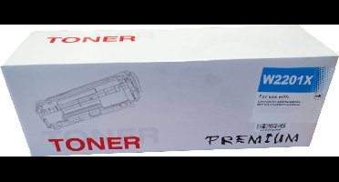 Huismerk HP 220X (W2201X) toner cyaan
