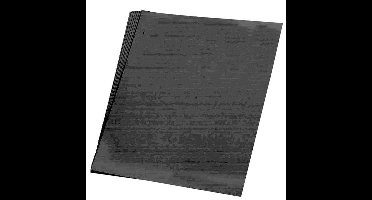 A4 hobby papier - 100x vellen - kleur zwart - Knutselen met papier - Knutselpapier