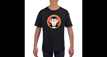 Bellatio Decorations Halloween vampier t-shirt - zwart - kinderen