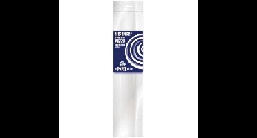 Crepe papier platte vellen - 1x - wit - 250 x 50 cm - Knutselen met papier - Knutselspullen