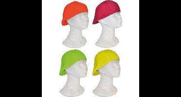 Funny Fashion Neon rappers hoedje - neon kleur - klepje - volwassenen