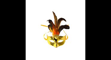 Metallic goud oog masker plastic