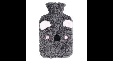 Warmwaterkruik Animals - koala - 1.75L - pluche diertje - met hoes - kruik voor in bed en bank
