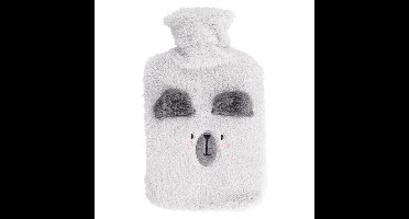 Warmwaterkruik Animals - konijn - 1.75L - pluche diertje - met hoes - kruik voor in bed en bank