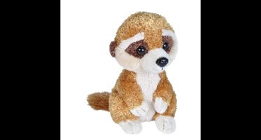 Wild Republic Knuffel stofstaartje - pluche - knuffeldier - 18 cm - Stokstaartjes knuffels