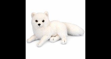 Wild Republic pluche poolvos knuffel - wit - 20 cm - vossen