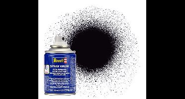 Revell Spray Color Zwart Mat 100ml