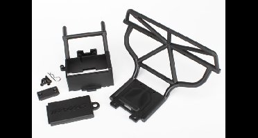 Bumper (rear)/ battery box/ battery box cover/ switch cover/ body clip (TRX-4429)
