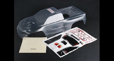 Body, revo 3.3 (clear, requires painting)/ window, lights, grill decal sheet