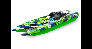 Traxxas DCB M41 Widebody brushless boot RTR - TSM - Groen/Blauw