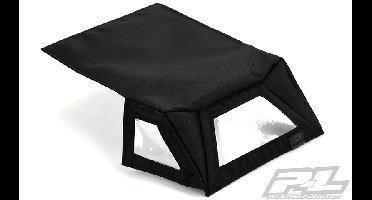 Proline TimberLine Soft-Top (Black) voor de Axial SCX10 Jeep Wrangler Unlimited Rubicon