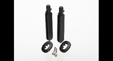 Body mount posts (2)/ body post pivot (2)/ screw pins, 2.5x18mm (2) (TRX-6416)