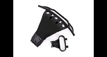 Bumper, front / bumper support (fits 4WD Slash) (for LED light kit installation) (TRX-6835X)