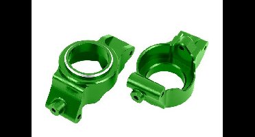 Traxxas - Caster blocks (c-hubs), 6061-T6 aluminum (green-anodized), left & right (TRX-7832-GRN)