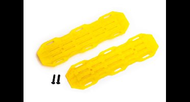 Traction boards, yellow / mounting hardware (TRX-8121A)