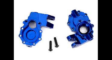 Portal housings, inner (front), 6061-T6 aluminum (blue-anodized) (TRX-8252X)