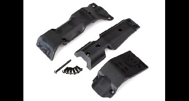 Skid plate set, front/ skid plate, rear/ 3x10 BCS (6)/ 3x30 BCS (1) (TRX-8637)